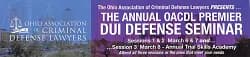 2014 OACDL - The Premier Ohio DUI Defense Seminar
